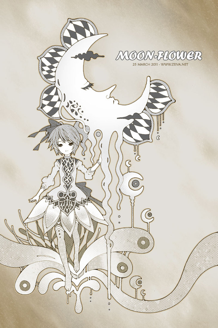 730x1095 Moon Flower By Zeiva