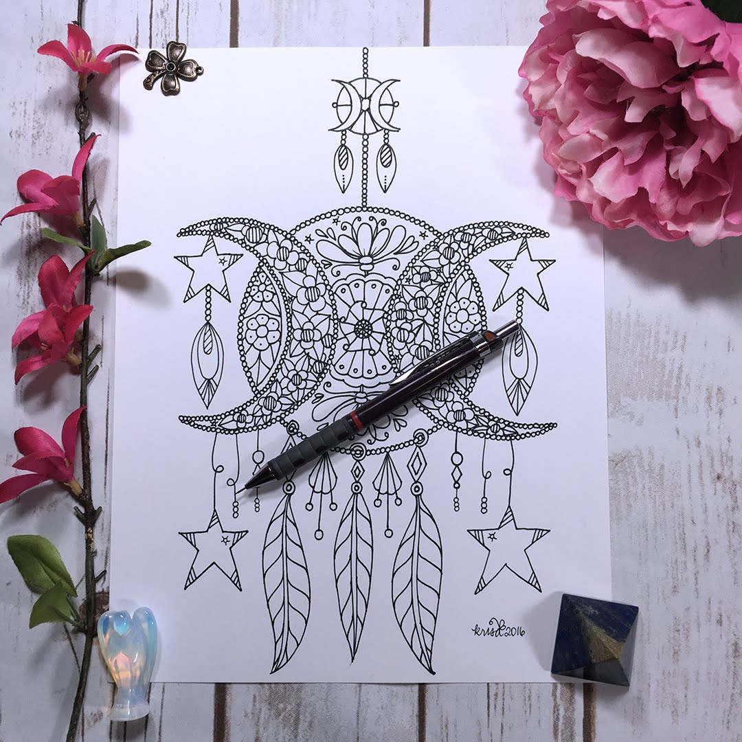 1080x1080 Speed Drawing Moon Phases