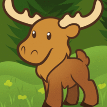 220x220 How To Draw How To Draw A Moose For Kids