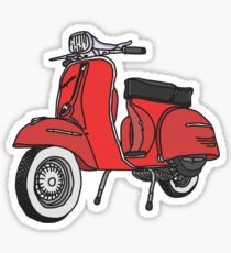 210x230 Moped Drawing Stickers Redbubble