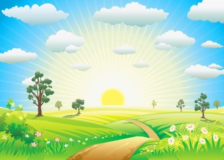 450x321 Nature Landscape Theme Colorful Sunlight Decoration Free Vector