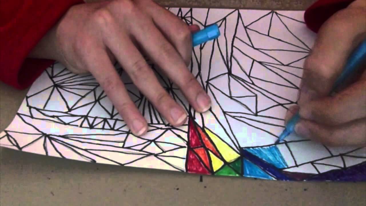 1280x720 Me Drawing A Mosaic