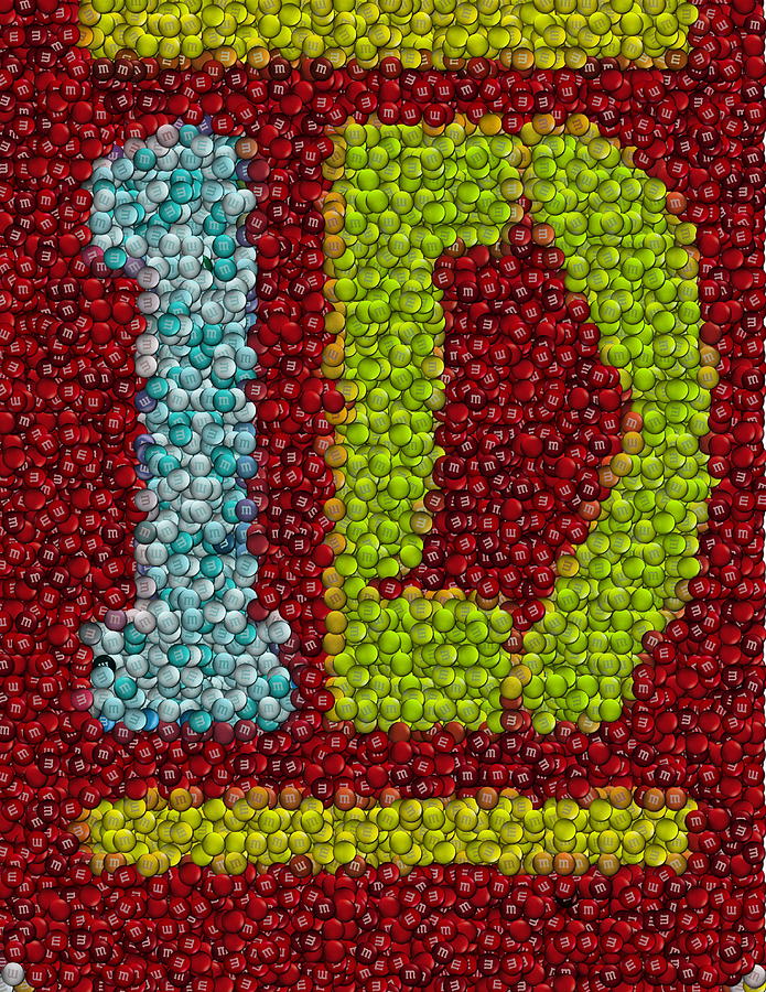 695x900 One Direction Mm Candies Mosaic Drawing By Paul Van Scott