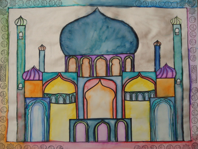 Mosque Drawing For Kids at GetDrawings | Free download