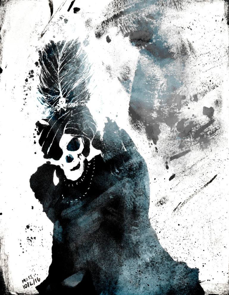 770x992 Saatchi Art Fortune Teller Drawing By J Ben Moss