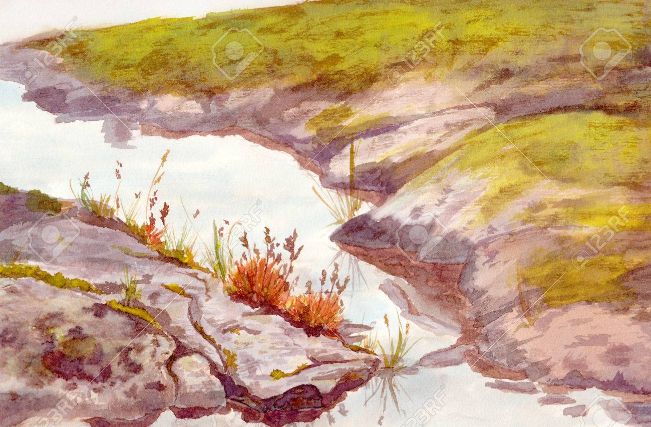 1300x852 Watercolour Drawing