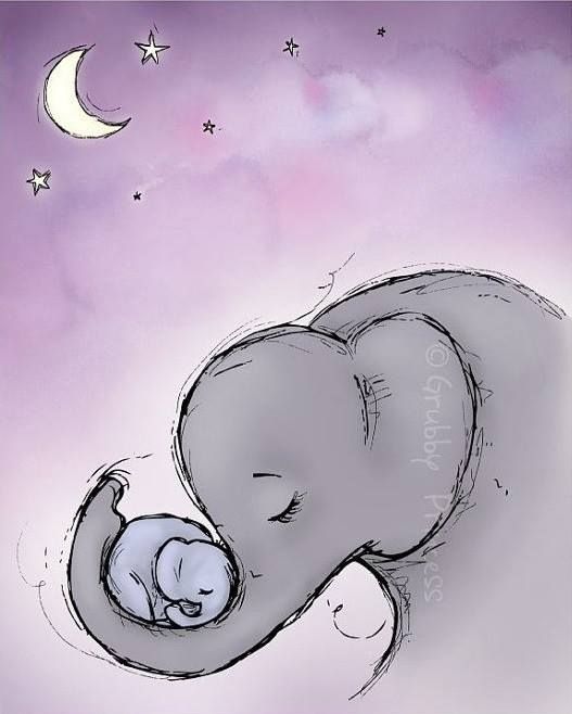 527x658 Sweet, Loving Mother And Moon Mother's Day Moon