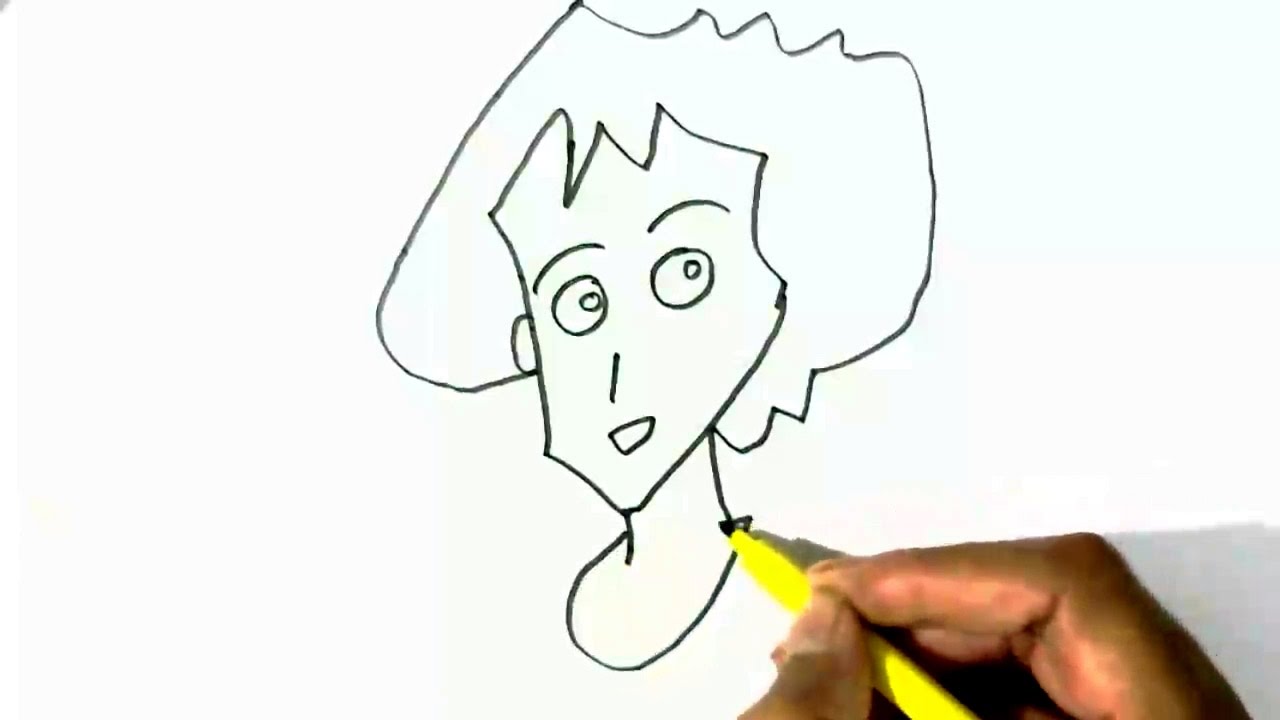 1280x720 How To Draw Misae Nohara, Shin Chan's Mom Mother In Easy Steps