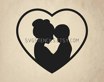 340x270 Mother Son Drawing Etsy