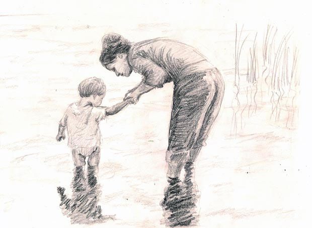 620x453 Pictures Full Hd Mather And Son Sketch Photo,