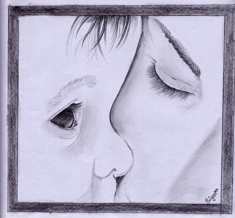 900x836 To His Mother Drawing By Priyanka Patil