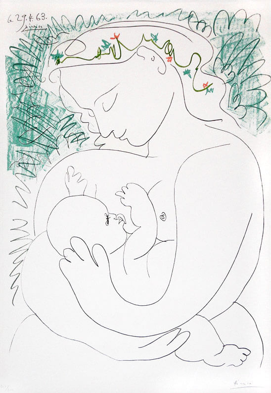548x793 View Details Of Our Pablo Picasso Grand Maternity, 1963 For Sale
