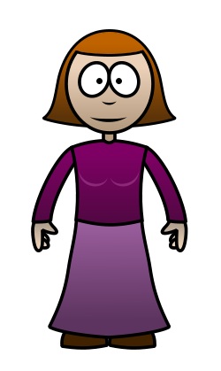 250x419 Drawing A Cartoon Mom