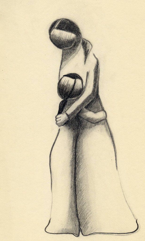 617x1024 Mother Daughter Sketch