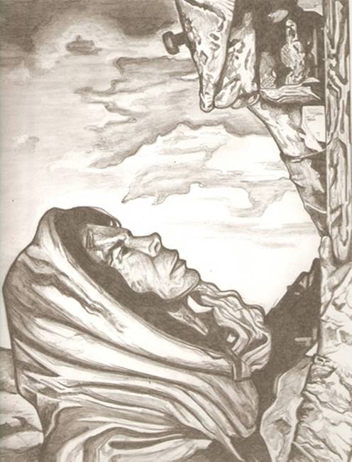 496x650 Stunning Virgin Mary Pencil Drawings And Illustrations For Sale