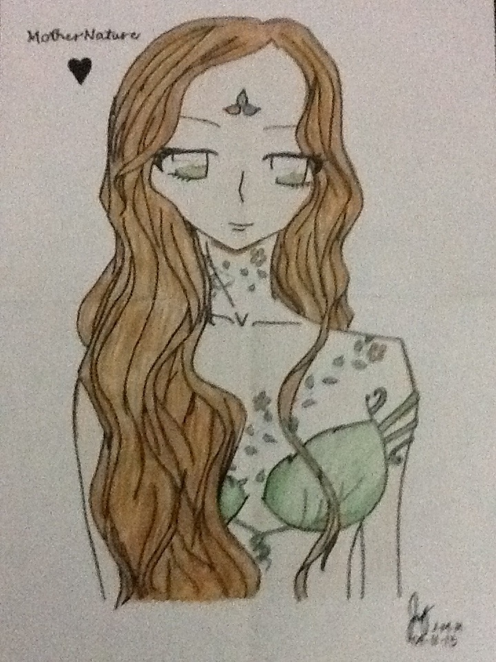 720x960 A Drawing Of Mother Nature By Mslunasilvermoon
