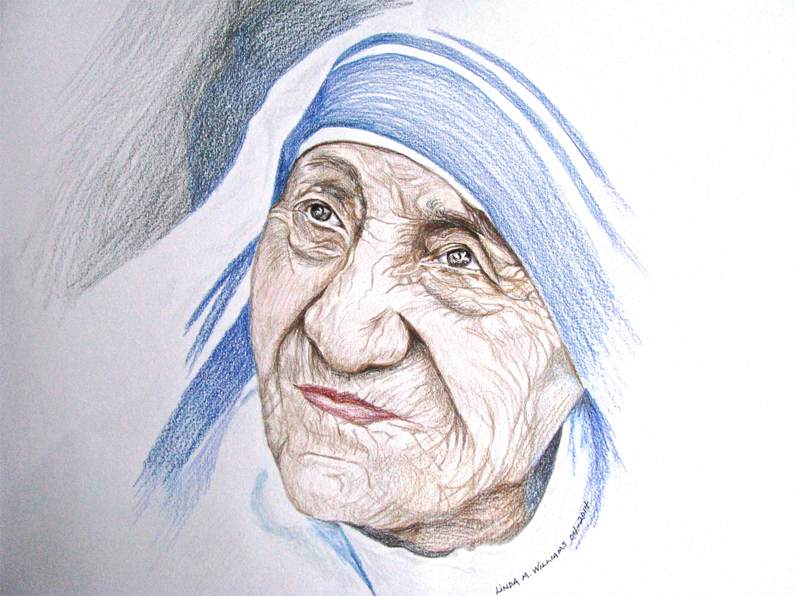 Mother Teresa Drawing at GetDrawings Free download
