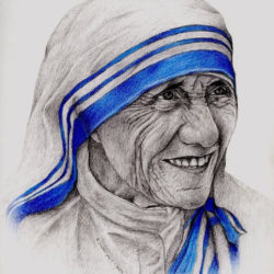 Mother Teresa Drawing at GetDrawings | Free download