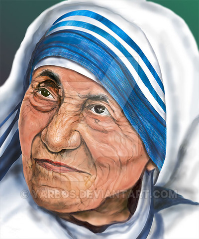 400x479 Mother Teresa By Yarbos