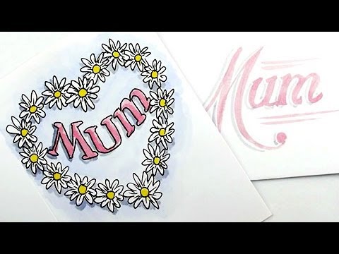 480x360 How To Draw A Great Mother's Day Card
