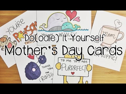 480x360 5 Pun Tastic Diy Mother's Day Card Doodles Doodle With Me