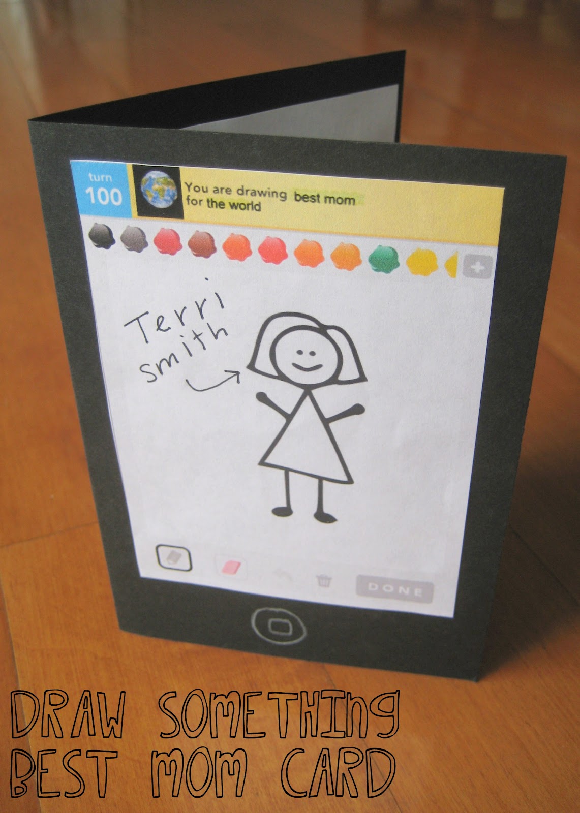 1141x1600 Best Mom Card Freebie (Draw Something)