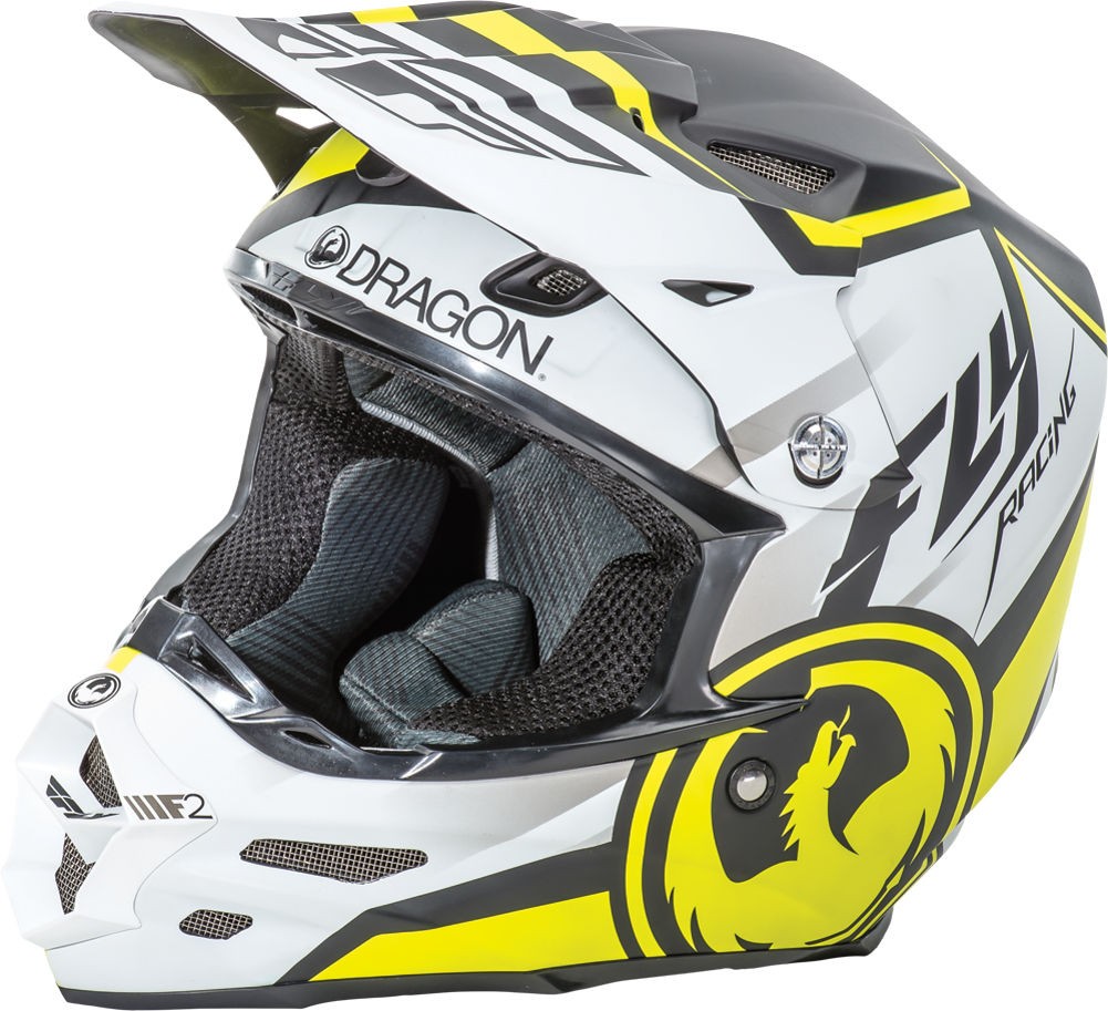 1001x913 Fly Racing F2 Carbon Dragon Mens Off Road Racing Motocross Helmet