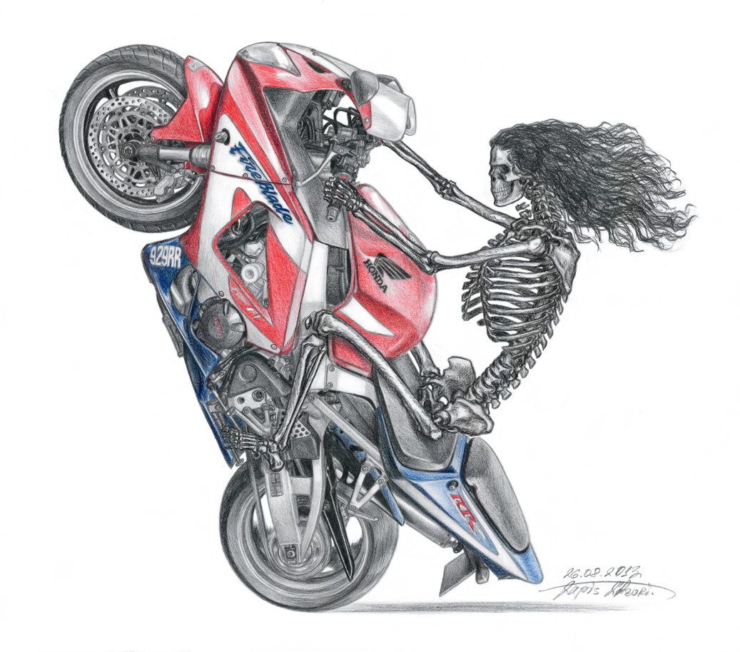 1037x914 Motorbike Tattoo By Lapis Lazuri