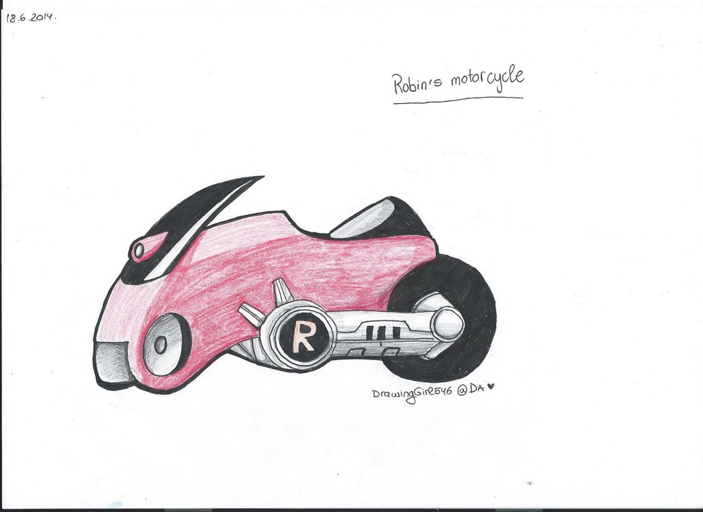 1024x745 Robin's Motorcycle By Drawing Heart