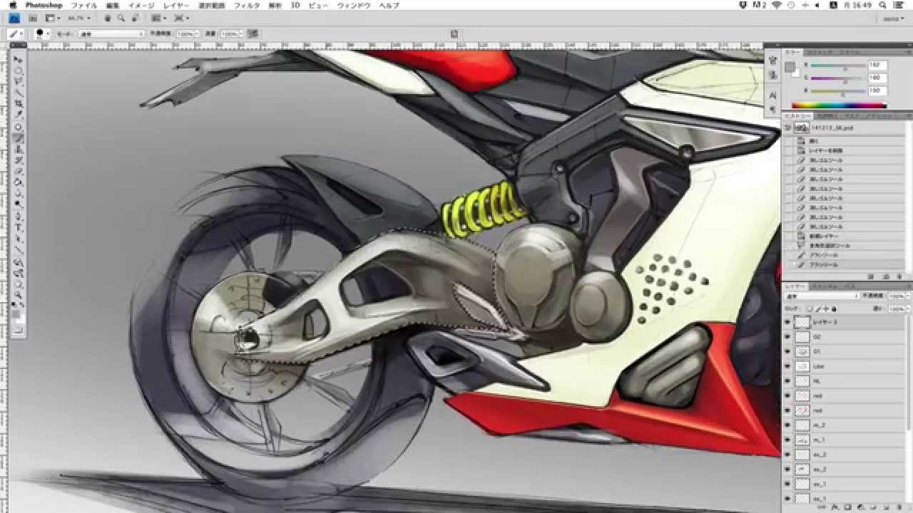 1280x720 Motorcycle Design Sketch Part.3 By Arataoono Borderless