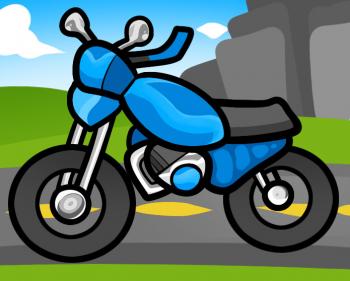 350x281 How To Draw How To Draw A Motorcycle For Kids