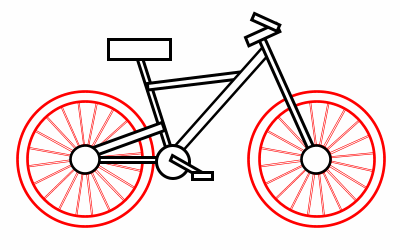 400x250 A Cartoon Bicycle