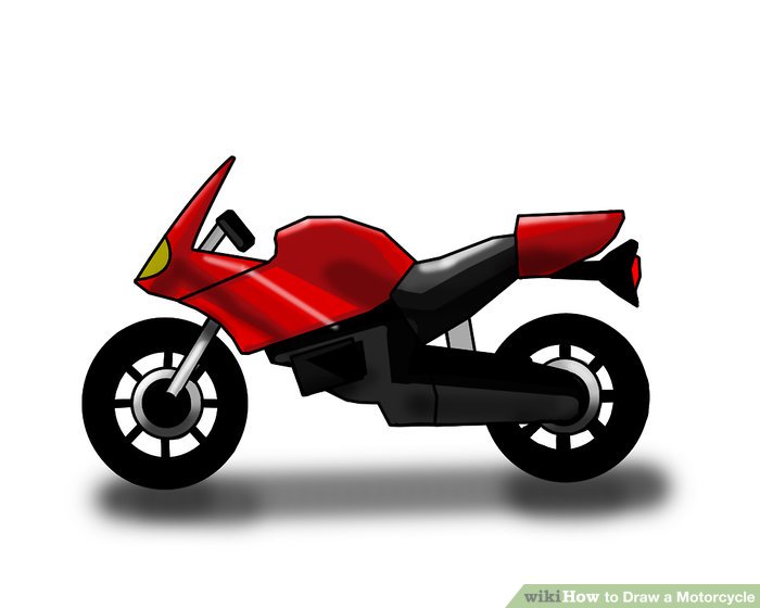 700x560 4 Ways To Draw A Motorcycle