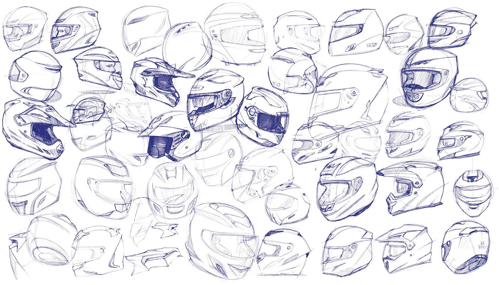 1600x913 Helmet Design Sketch