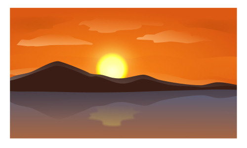 500x299 Drawing A Cartoon Sunrise