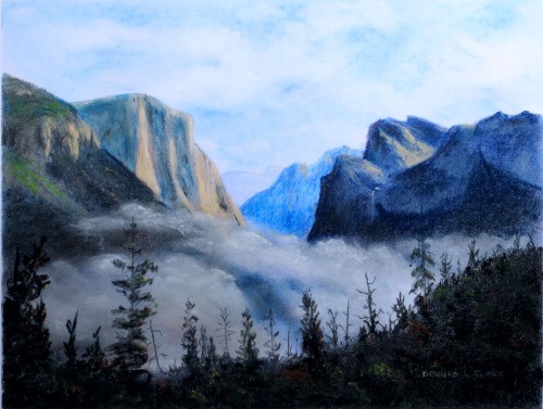 500x377 How To Draw Mist In The Valley In Pastel Online Art Lessons