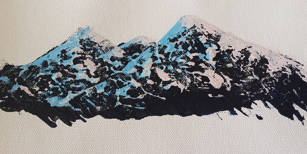 600x302 Super Simple Trick To Paint Realistic Mountain Ranges Cool