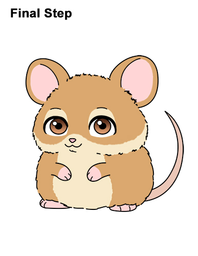 386x500 How To Draw A Mouse (Cartoon)