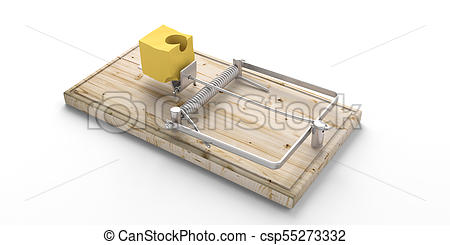 450x245 Wooden Mouse Trap, Bait Cheese, Isolated On White Drawings