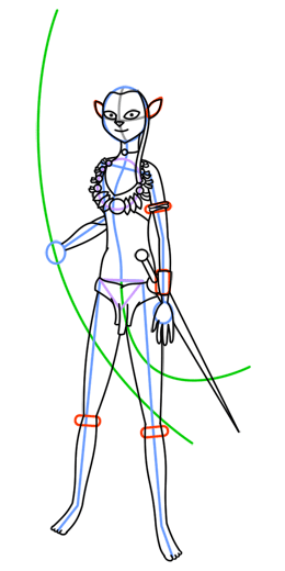 260x520 How To Draw Avatar Character Neytiri