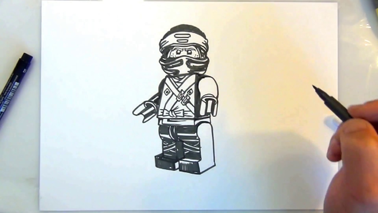 1280x720 How To Draw Jay (The Lego Ninjago Movie 2017)