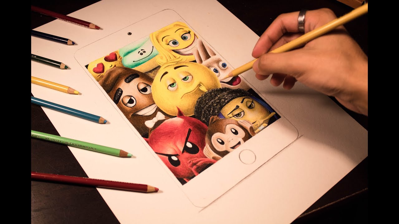 1280x720 The Emoji Movie Drawing