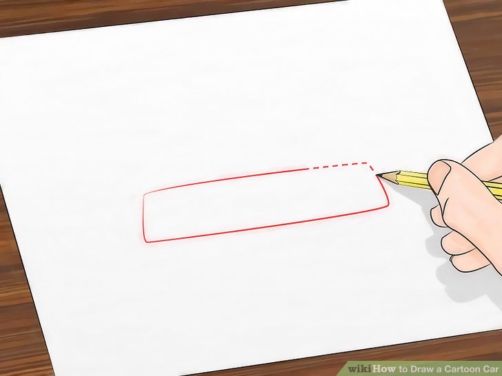 728x546 How To Draw A Cartoon Car 8 Steps (With Pictures)