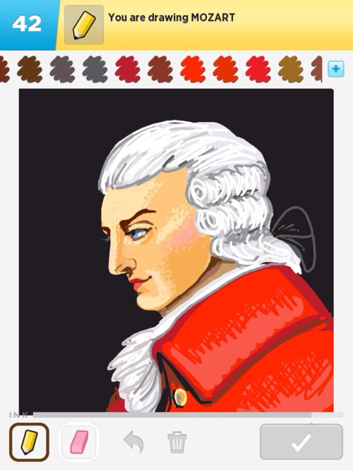 500x667 Mozart Drawings