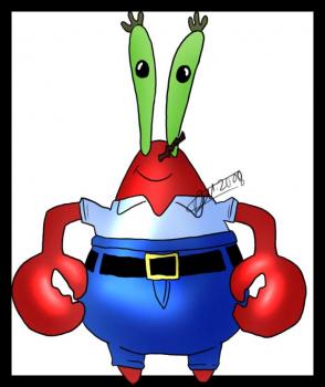 294x350 How To Draw How To Draw Mr Krabs From Spongebob Squarepants