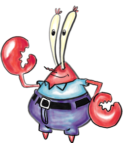 250x291 Step By Step Lesson How To Draw Mr. Krabs From Spongebob