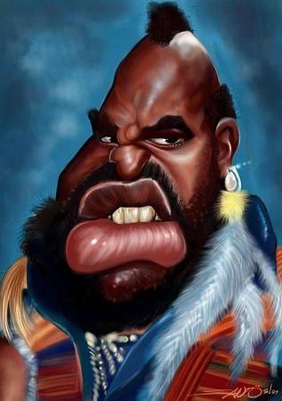 317x450 Mr.t The A Team By Caricaturas Famous People Cartoon Toonpool