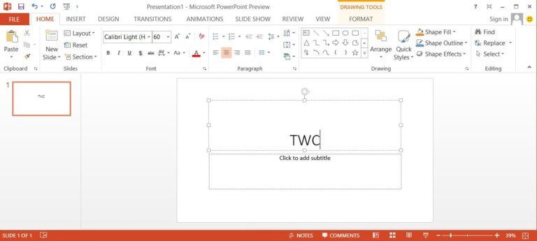 768x345 Microsoft Office 2013 Powerpoint Screen Shot, Download Ms Office