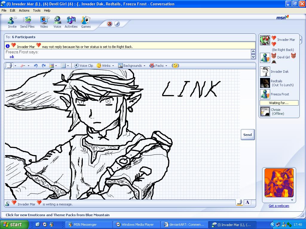 1024x768 Go Draw Link Msn By Lythero