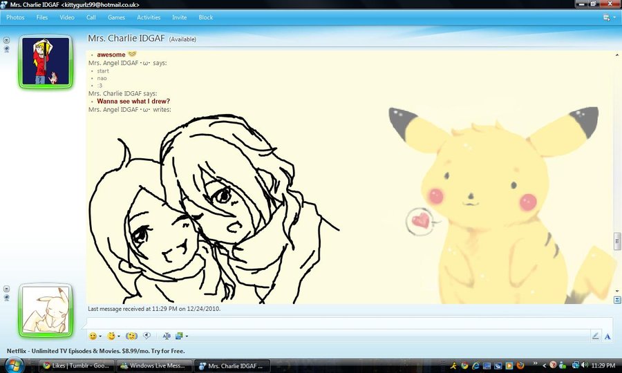 900x540 Msn Drawing Charlie And Angel By Pinayflavored